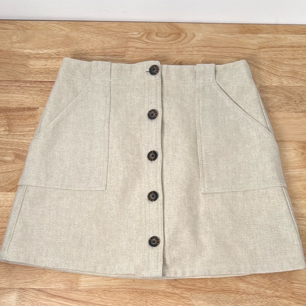 NWOT | Banana Republic linen blend Women's Skirt - Picture 4 of 16